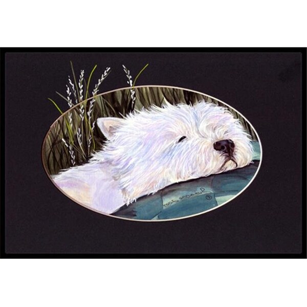 Carolines Treasures Carolines Treasures SS8052JMAT Westie Indoor Or Outdoor Doormat - 24 x 36 in. SS8052JMAT - main